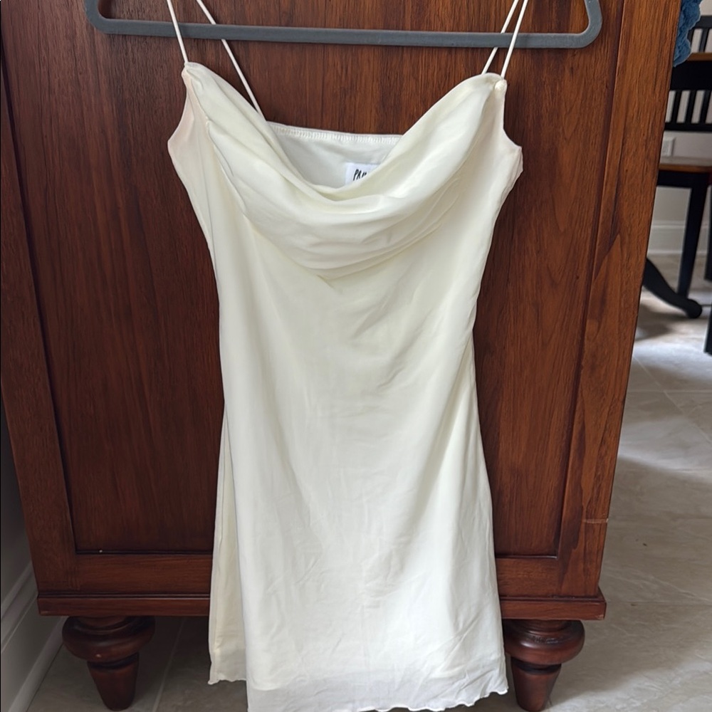 Princess Polly Cream Mini Dress